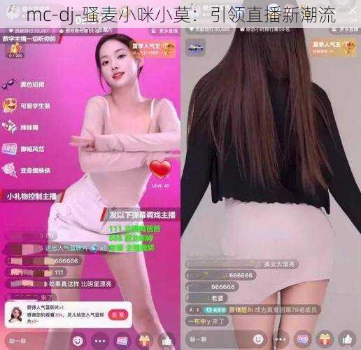 mc-dj-骚麦小咪小莫：引领直播新潮流